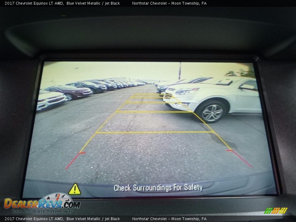 2017 Chevrolet Equinox LT AWD Blue Velvet Metallic / Jet Black Photo #19