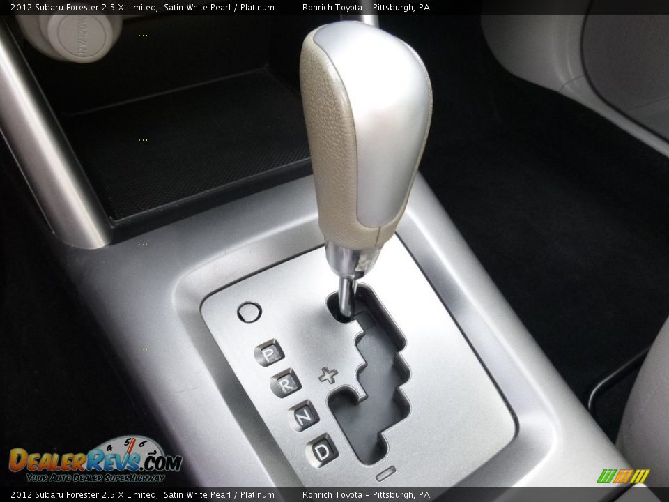 2012 Subaru Forester 2.5 X Limited Satin White Pearl / Platinum Photo #22