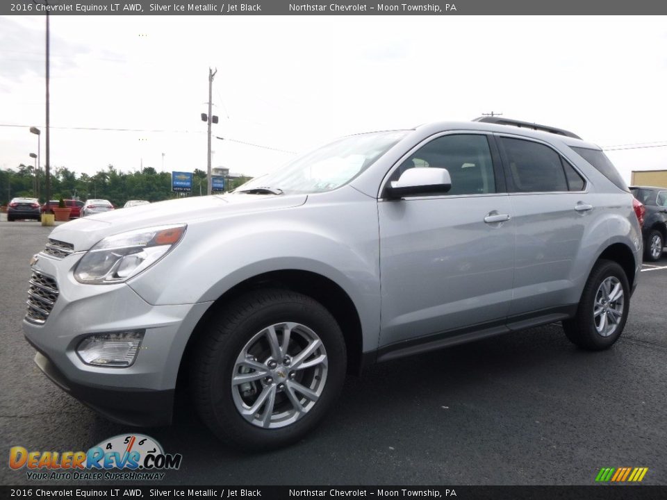 2016 Chevrolet Equinox LT AWD Silver Ice Metallic / Jet Black Photo #1