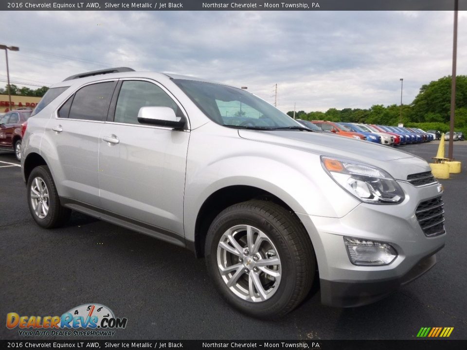 2016 Chevrolet Equinox LT AWD Silver Ice Metallic / Jet Black Photo #3