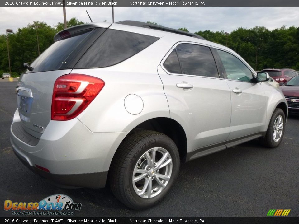 2016 Chevrolet Equinox LT AWD Silver Ice Metallic / Jet Black Photo #6