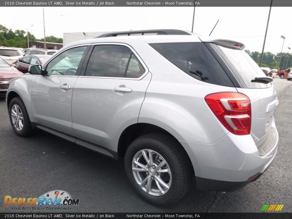 2016 Chevrolet Equinox LT AWD Silver Ice Metallic / Jet Black Photo #9