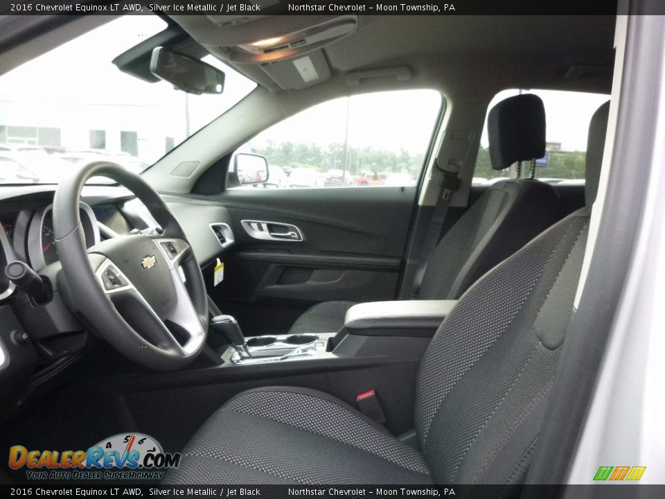 2016 Chevrolet Equinox LT AWD Silver Ice Metallic / Jet Black Photo #12