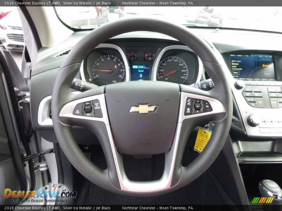2016 Chevrolet Equinox LT AWD Silver Ice Metallic / Jet Black Photo #18