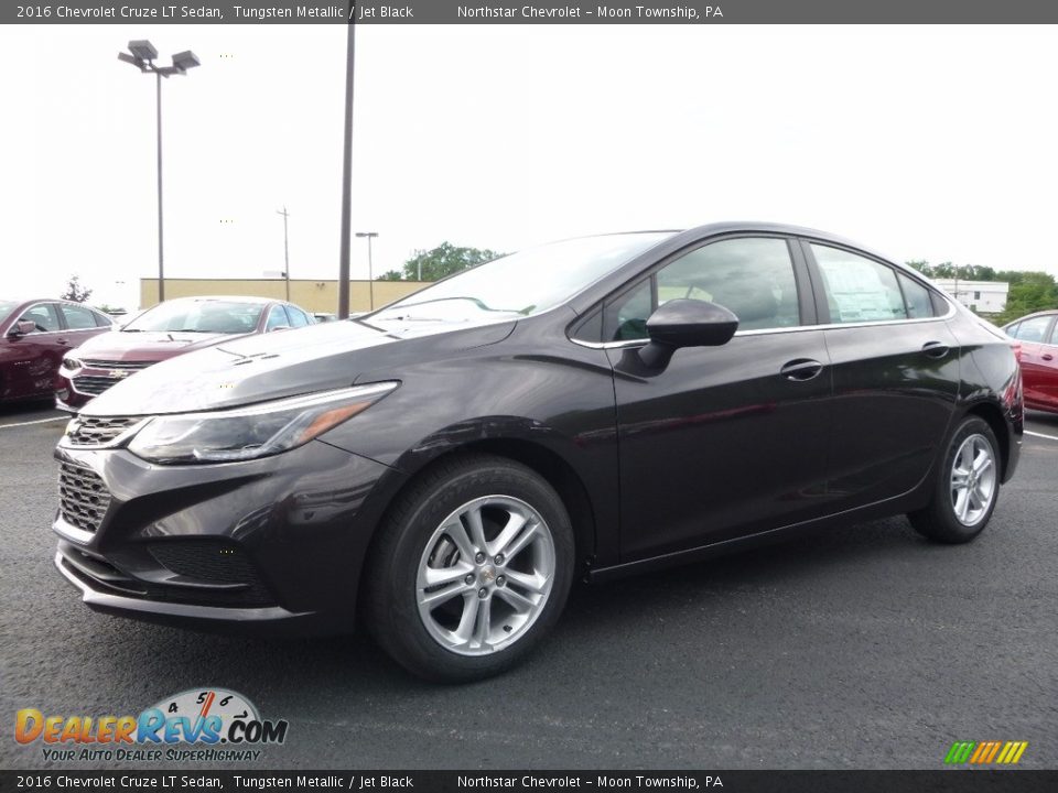 2016 Chevrolet Cruze LT Sedan Tungsten Metallic / Jet Black Photo #1