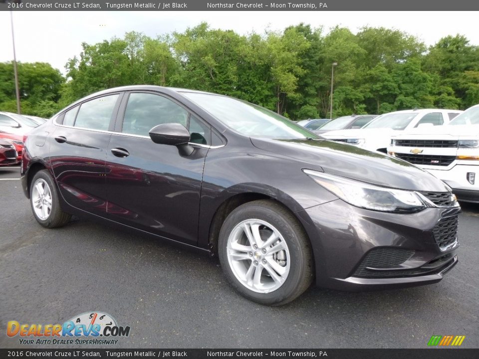 2016 Chevrolet Cruze LT Sedan Tungsten Metallic / Jet Black Photo #3