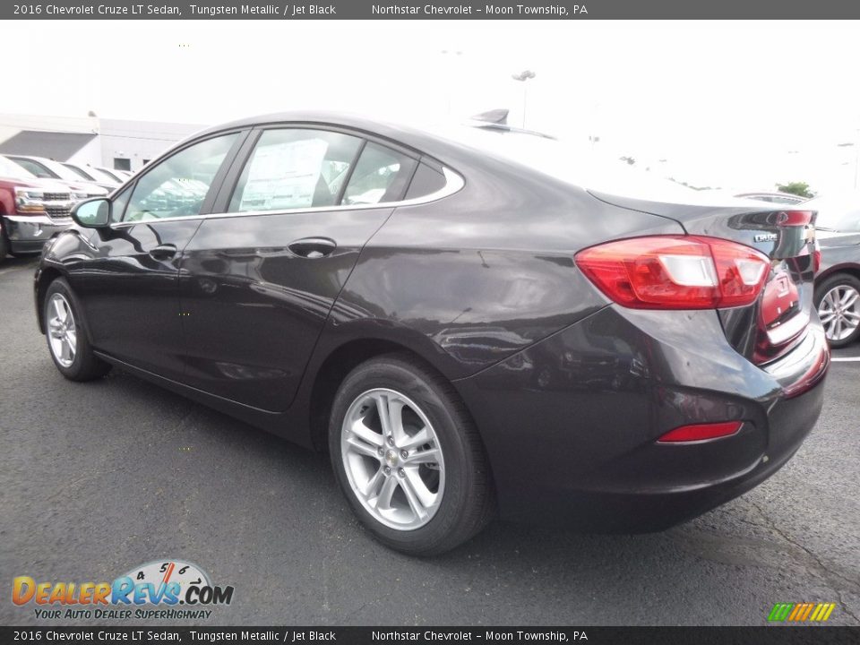 2016 Chevrolet Cruze LT Sedan Tungsten Metallic / Jet Black Photo #8