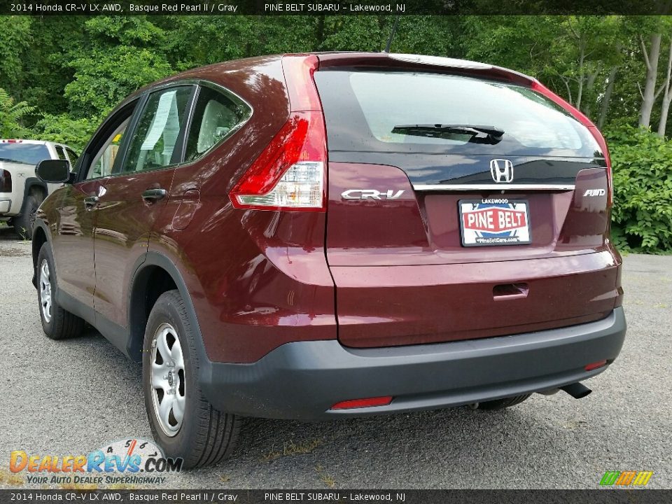 2014 Honda CR-V LX AWD Basque Red Pearl II / Gray Photo #5