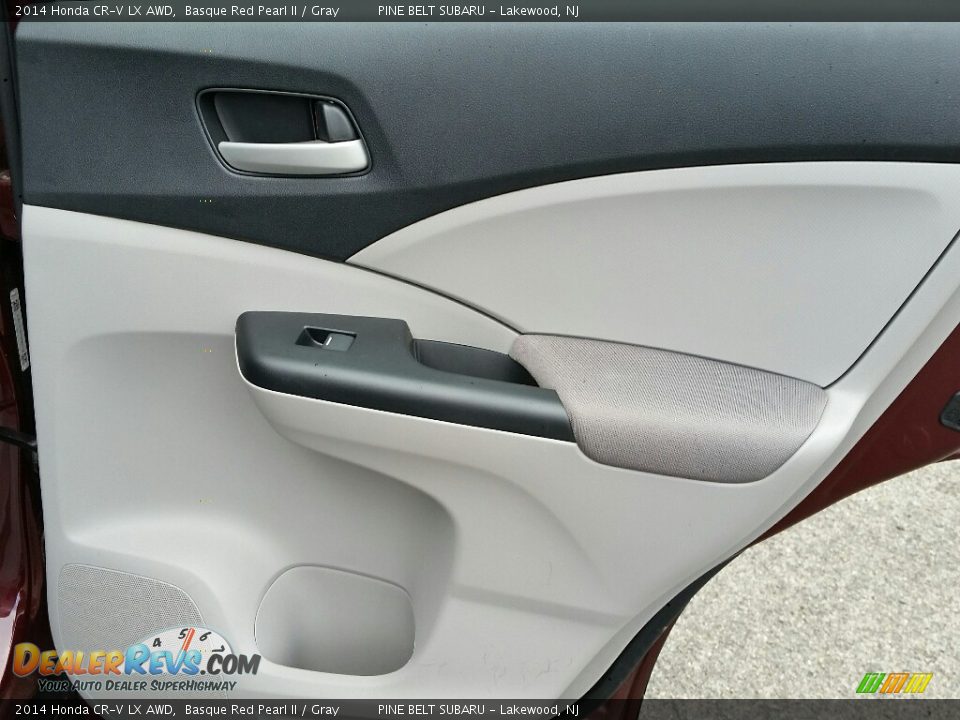 2014 Honda CR-V LX AWD Basque Red Pearl II / Gray Photo #10