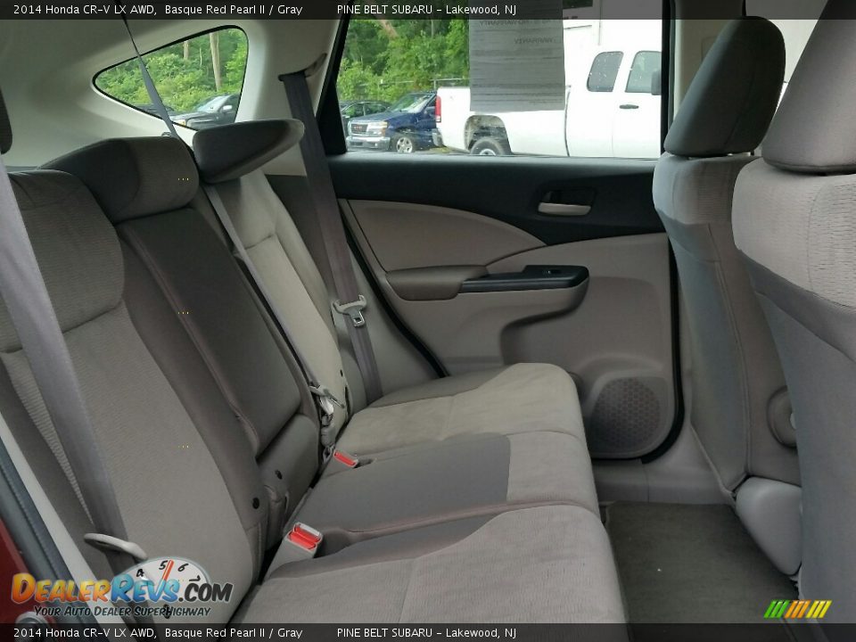 2014 Honda CR-V LX AWD Basque Red Pearl II / Gray Photo #11
