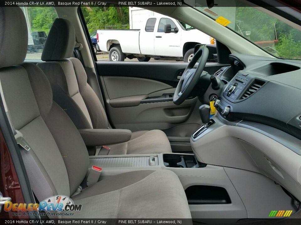 2014 Honda CR-V LX AWD Basque Red Pearl II / Gray Photo #14