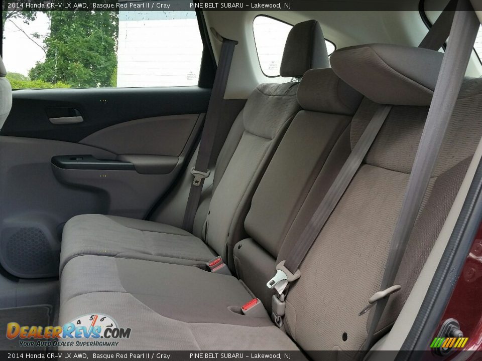 2014 Honda CR-V LX AWD Basque Red Pearl II / Gray Photo #15