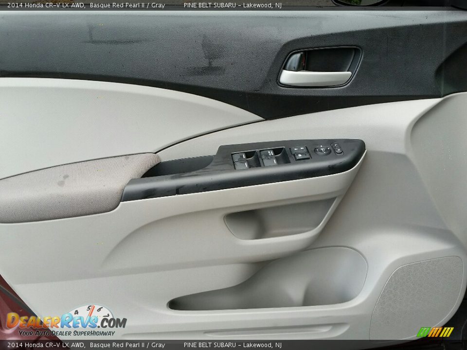 2014 Honda CR-V LX AWD Basque Red Pearl II / Gray Photo #16