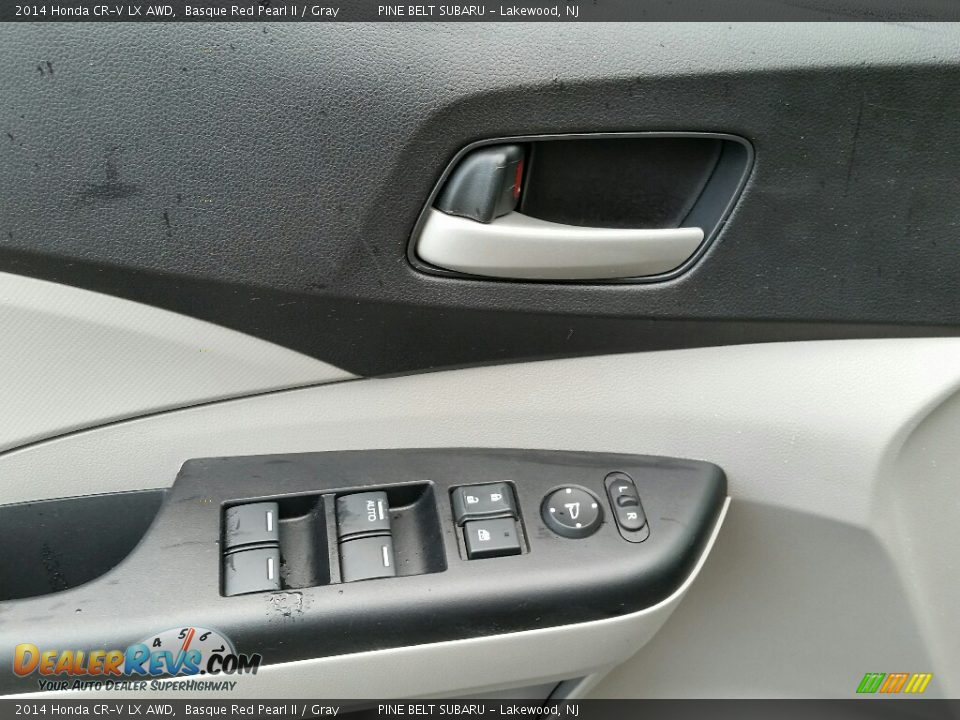 2014 Honda CR-V LX AWD Basque Red Pearl II / Gray Photo #17