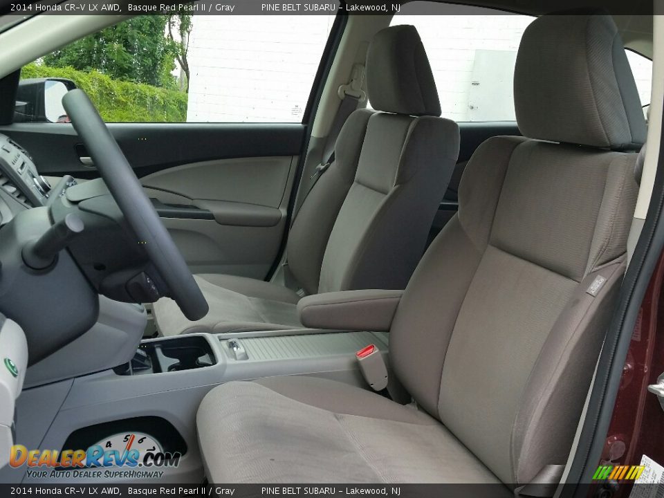 2014 Honda CR-V LX AWD Basque Red Pearl II / Gray Photo #19