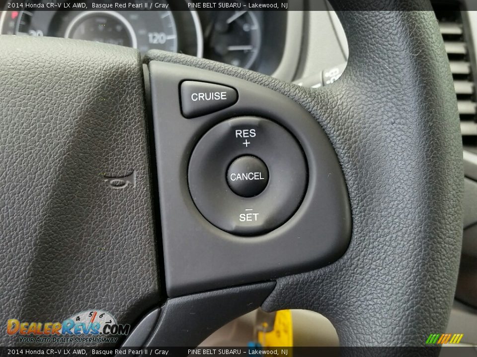 2014 Honda CR-V LX AWD Basque Red Pearl II / Gray Photo #22