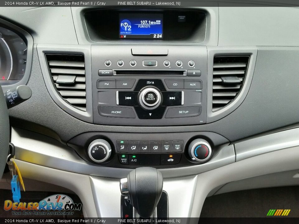 2014 Honda CR-V LX AWD Basque Red Pearl II / Gray Photo #25