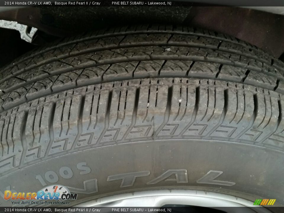 2014 Honda CR-V LX AWD Basque Red Pearl II / Gray Photo #27