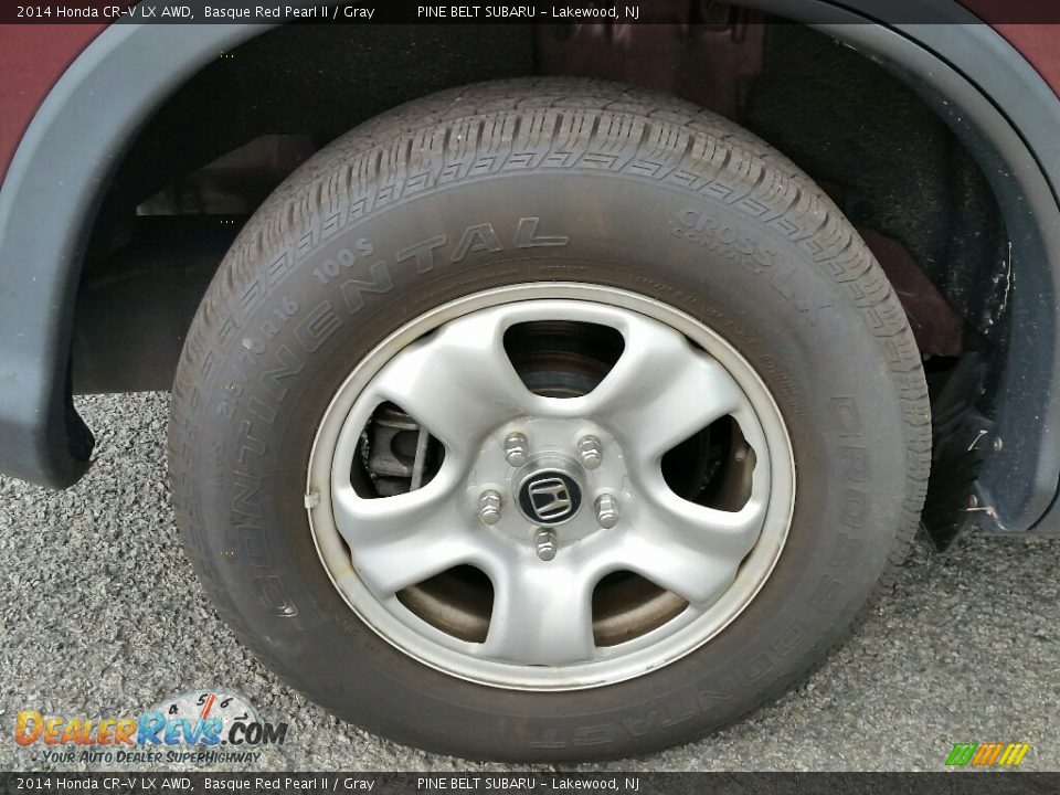 2014 Honda CR-V LX AWD Basque Red Pearl II / Gray Photo #28
