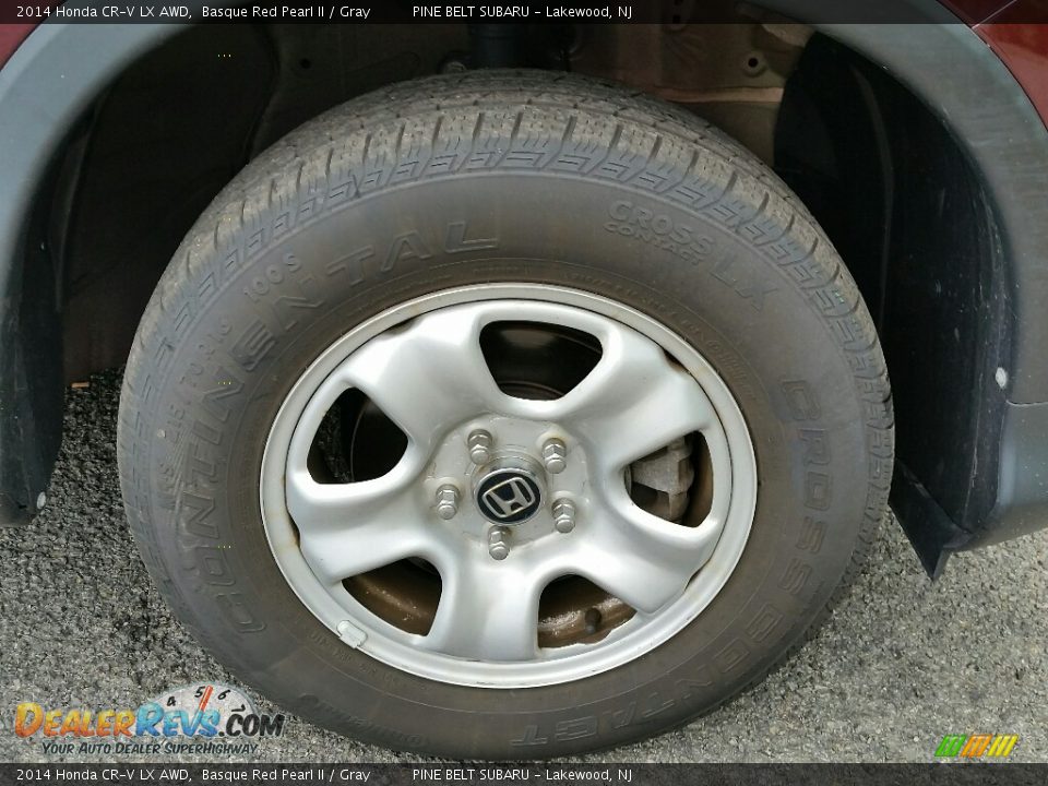 2014 Honda CR-V LX AWD Basque Red Pearl II / Gray Photo #30