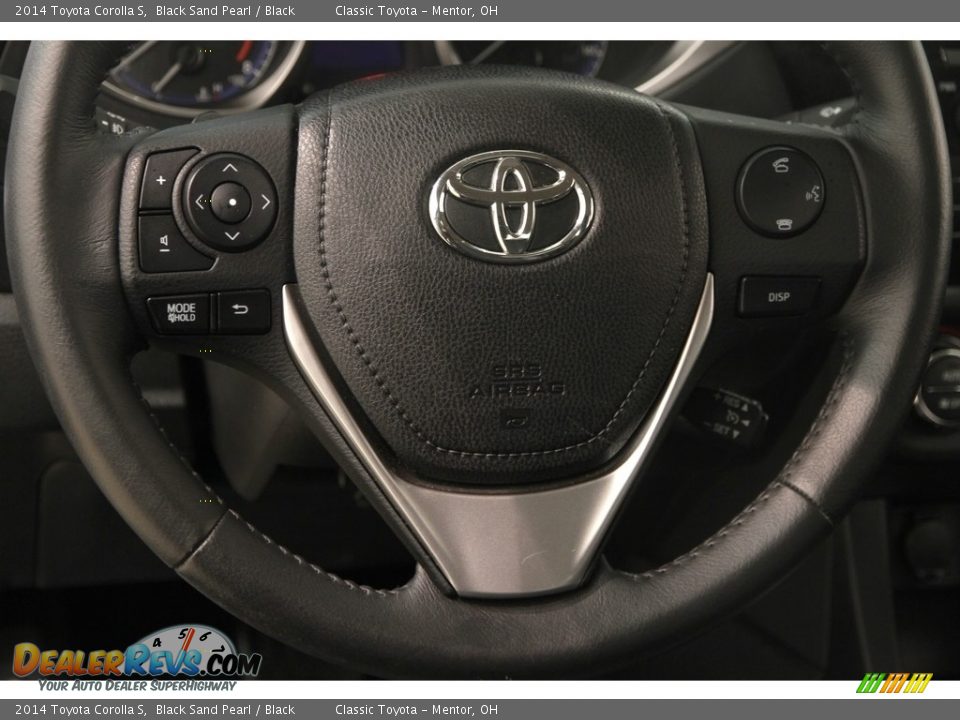 2014 Toyota Corolla S Black Sand Pearl / Black Photo #6