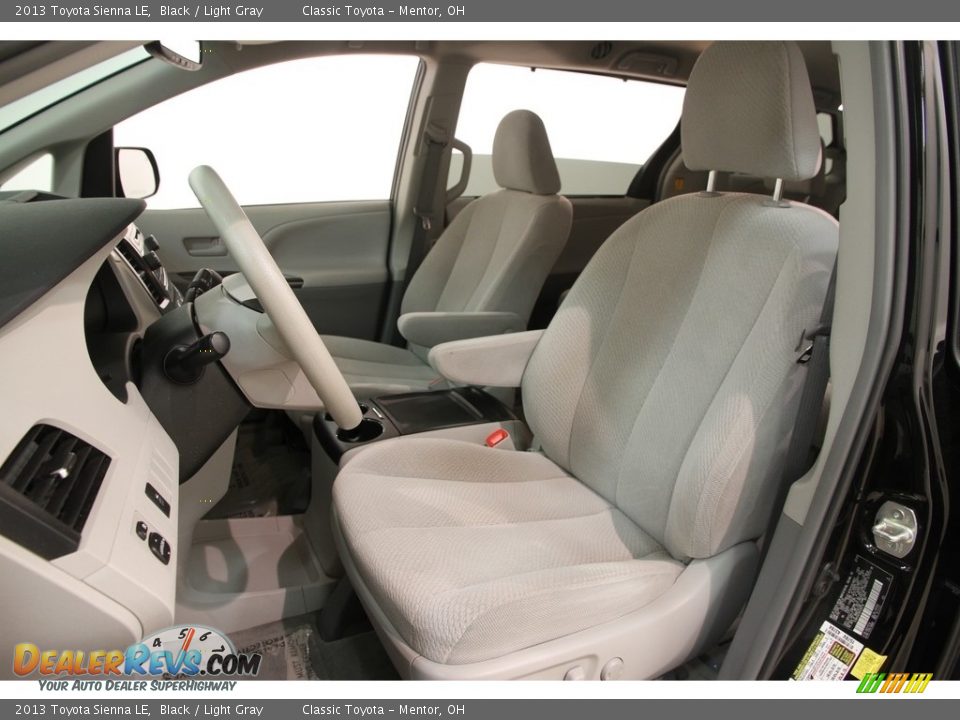 2013 Toyota Sienna LE Black / Light Gray Photo #6
