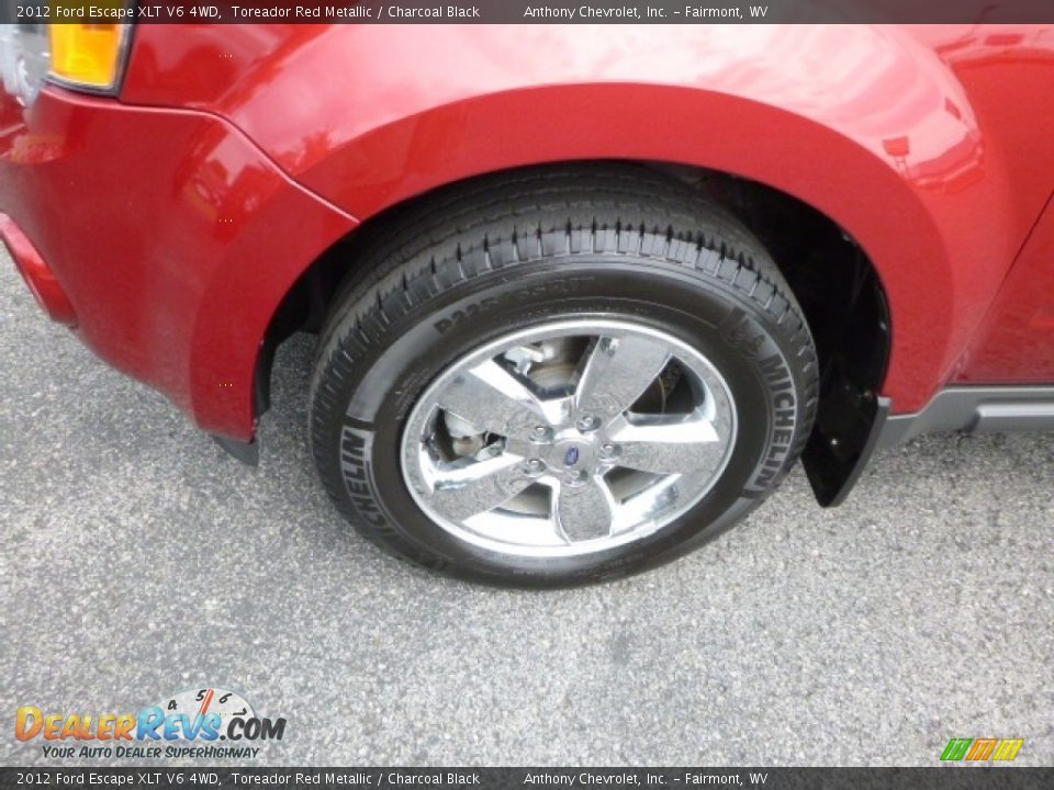 2012 Ford Escape XLT V6 4WD Toreador Red Metallic / Charcoal Black Photo #2