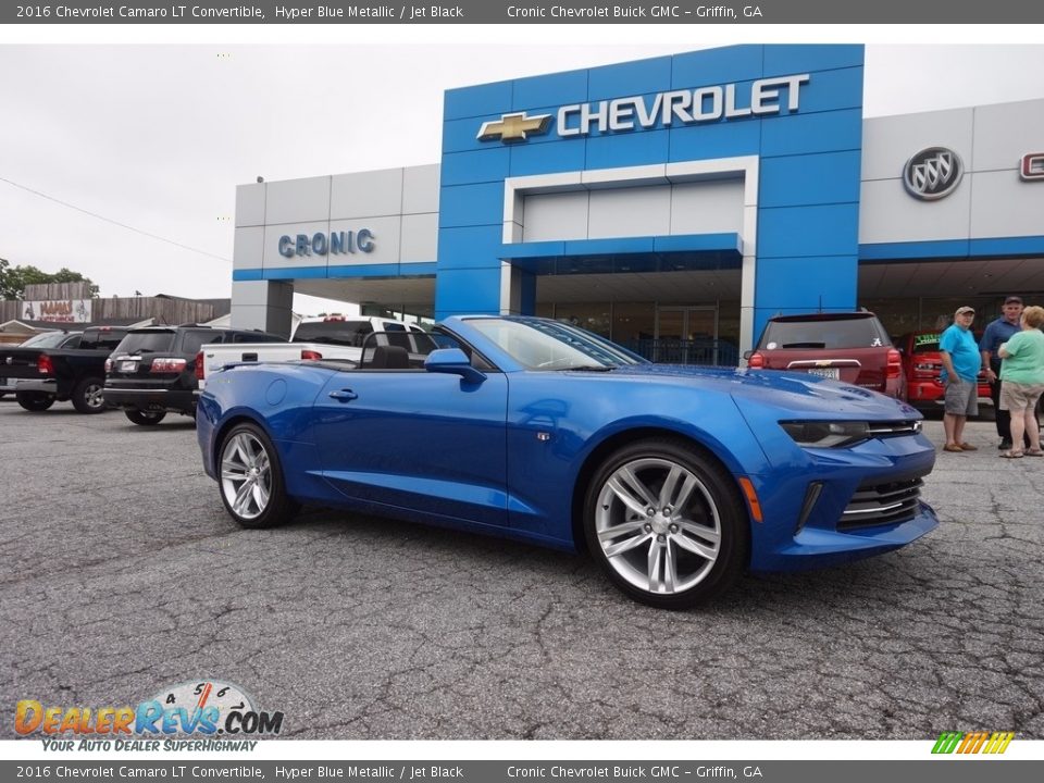 2016 Chevrolet Camaro LT Convertible Hyper Blue Metallic / Jet Black Photo #1