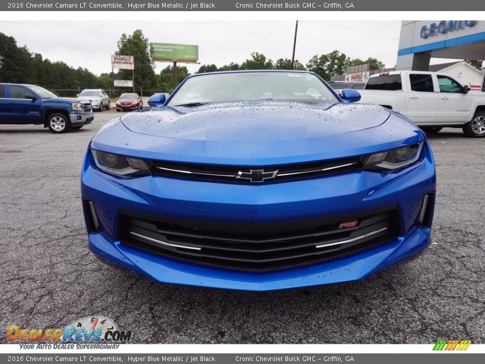 2016 Chevrolet Camaro LT Convertible Hyper Blue Metallic / Jet Black Photo #2