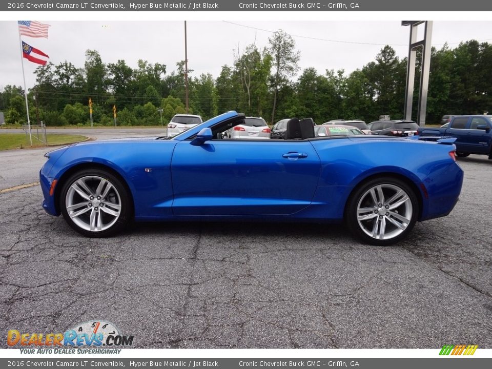 Hyper Blue Metallic 2016 Chevrolet Camaro LT Convertible Photo #4