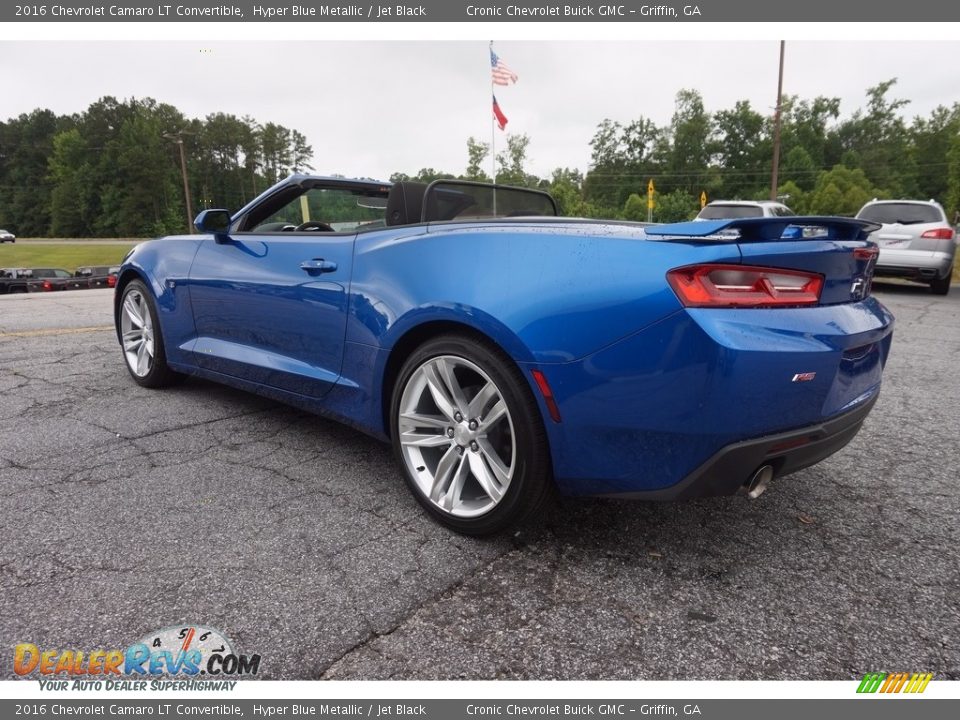 2016 Chevrolet Camaro LT Convertible Hyper Blue Metallic / Jet Black Photo #5