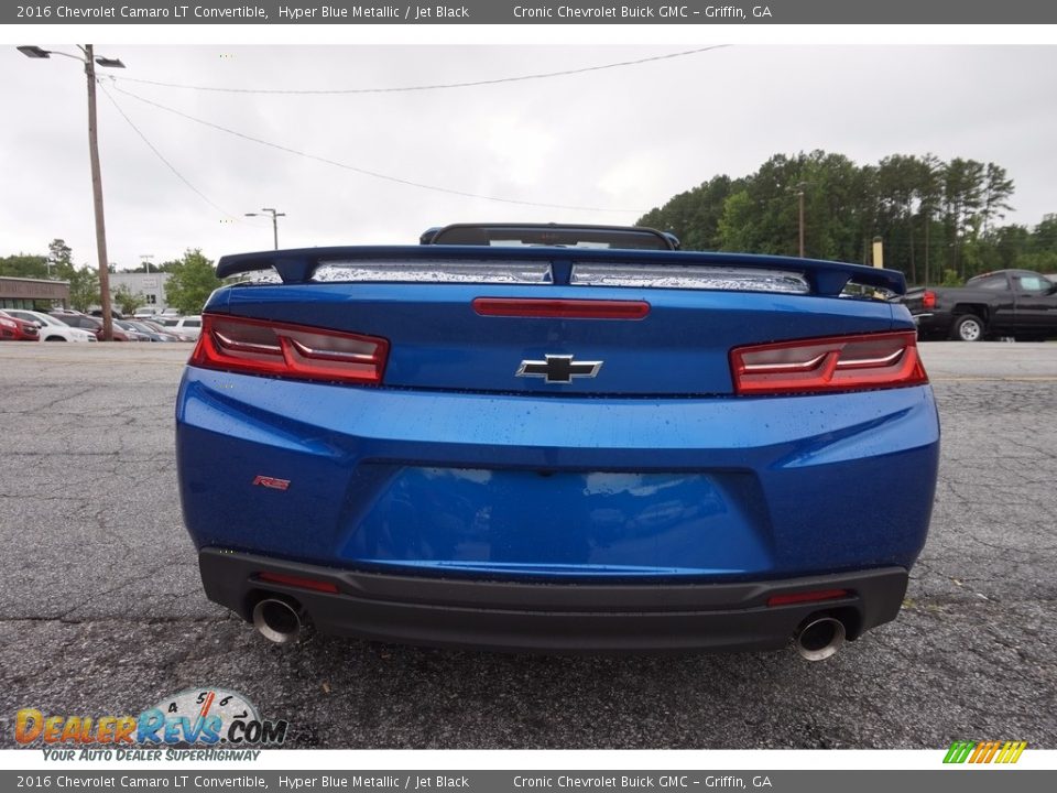 2016 Chevrolet Camaro LT Convertible Hyper Blue Metallic / Jet Black Photo #6