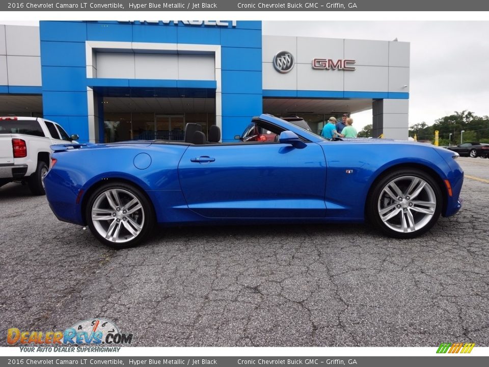 2016 Chevrolet Camaro LT Convertible Hyper Blue Metallic / Jet Black Photo #8