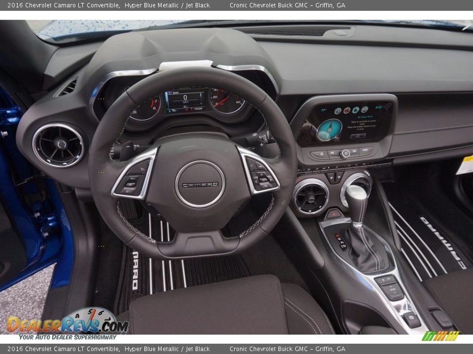 2016 Chevrolet Camaro LT Convertible Hyper Blue Metallic / Jet Black Photo #10