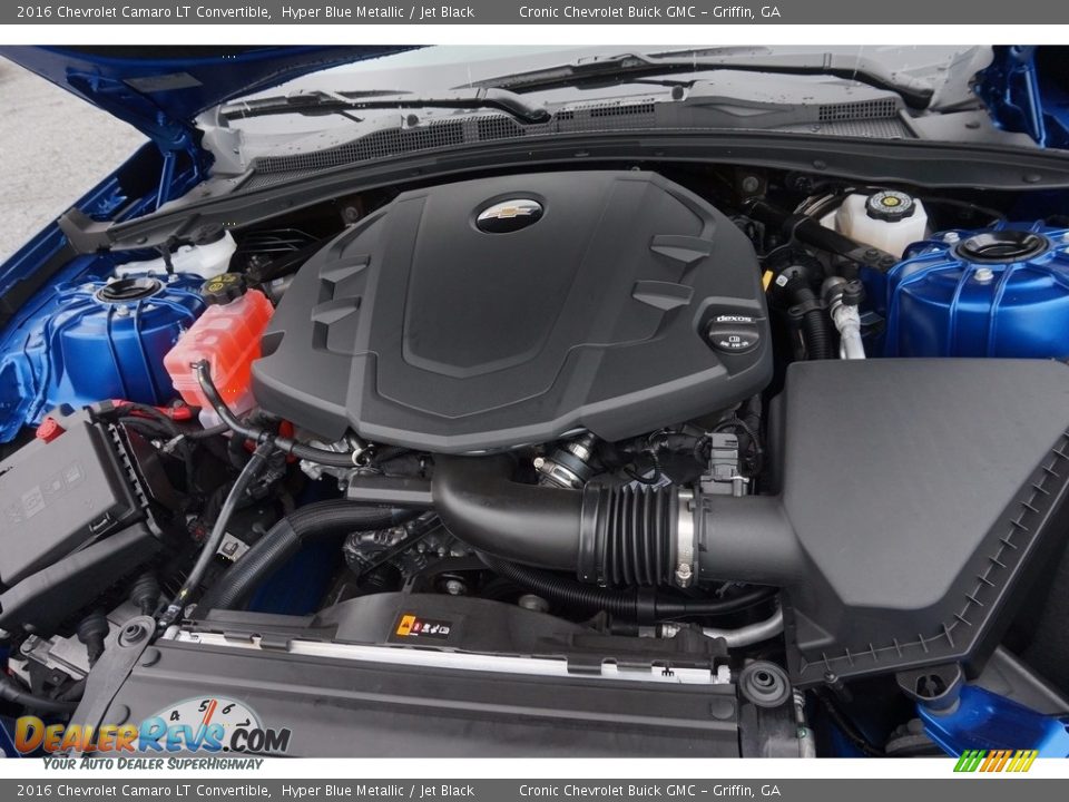 2016 Chevrolet Camaro LT Convertible Hyper Blue Metallic / Jet Black Photo #12