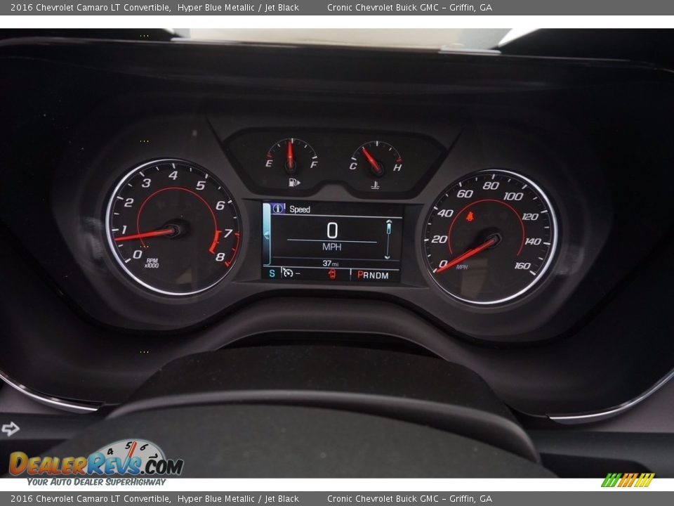 2016 Chevrolet Camaro LT Convertible Hyper Blue Metallic / Jet Black Photo #13