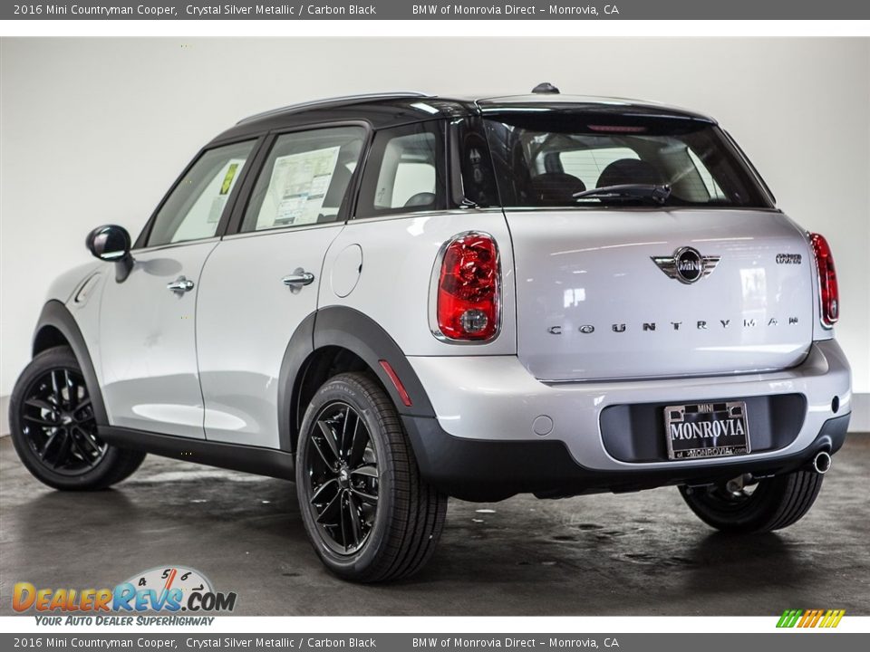 2016 Mini Countryman Cooper Crystal Silver Metallic / Carbon Black Photo #3