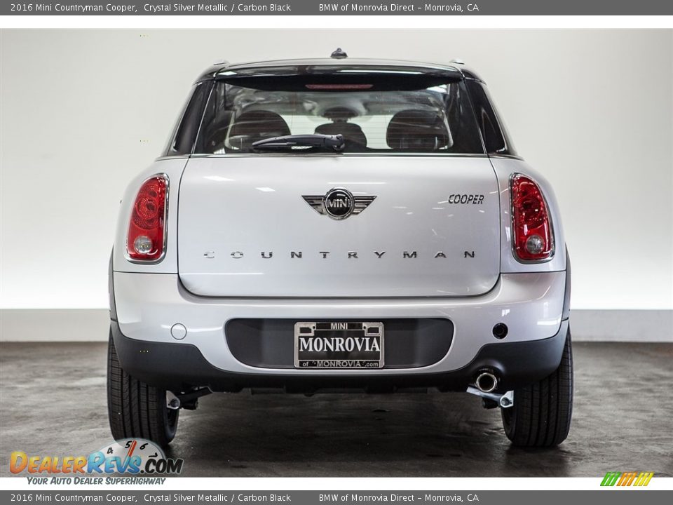 2016 Mini Countryman Cooper Crystal Silver Metallic / Carbon Black Photo #4