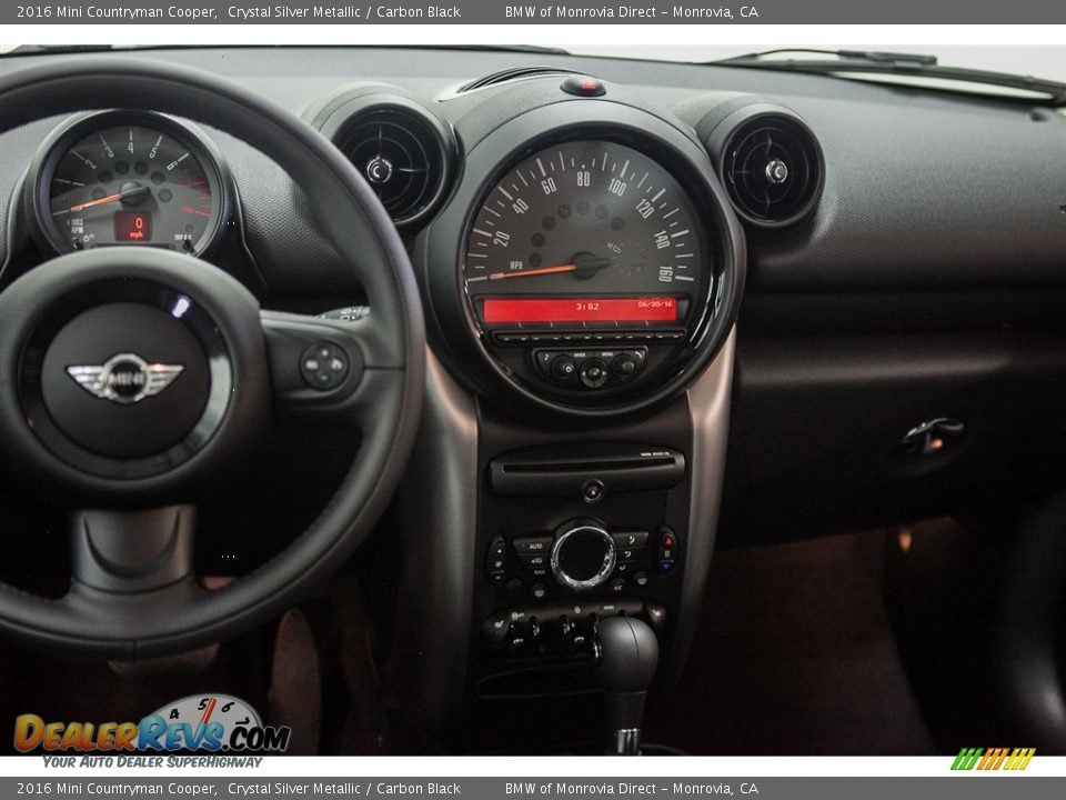 2016 Mini Countryman Cooper Crystal Silver Metallic / Carbon Black Photo #5