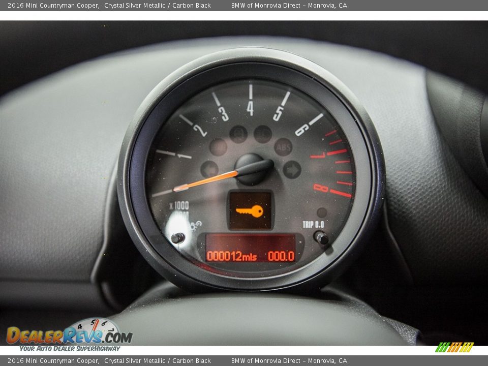 2016 Mini Countryman Cooper Crystal Silver Metallic / Carbon Black Photo #7