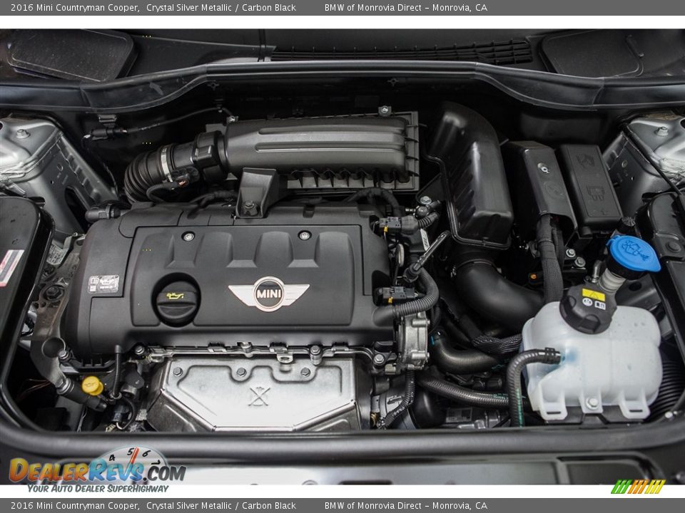 2016 Mini Countryman Cooper Crystal Silver Metallic / Carbon Black Photo #9
