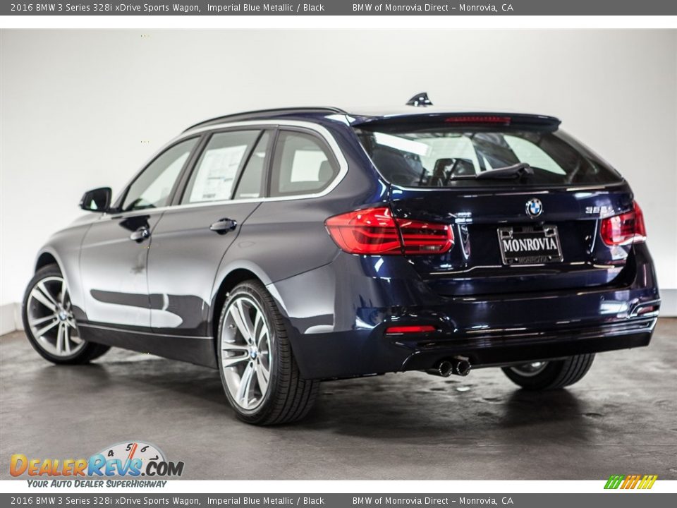 2016 BMW 3 Series 328i xDrive Sports Wagon Imperial Blue Metallic / Black Photo #3