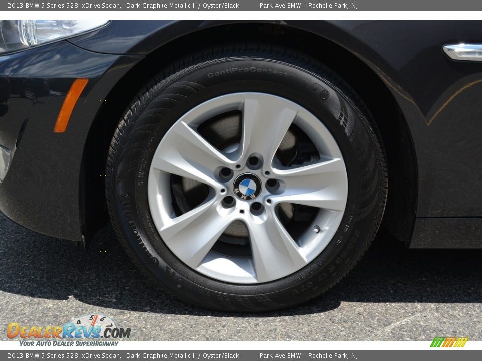 2013 BMW 5 Series 528i xDrive Sedan Dark Graphite Metallic II / Oyster/Black Photo #31