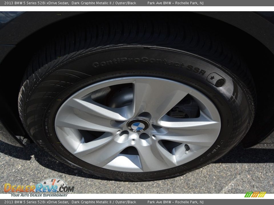 2013 BMW 5 Series 528i xDrive Sedan Dark Graphite Metallic II / Oyster/Black Photo #32