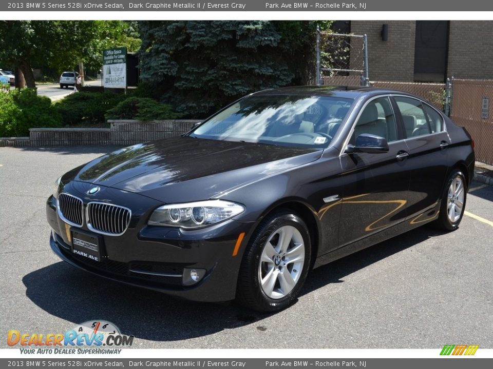 2013 BMW 5 Series 528i xDrive Sedan Dark Graphite Metallic II / Everest Gray Photo #6