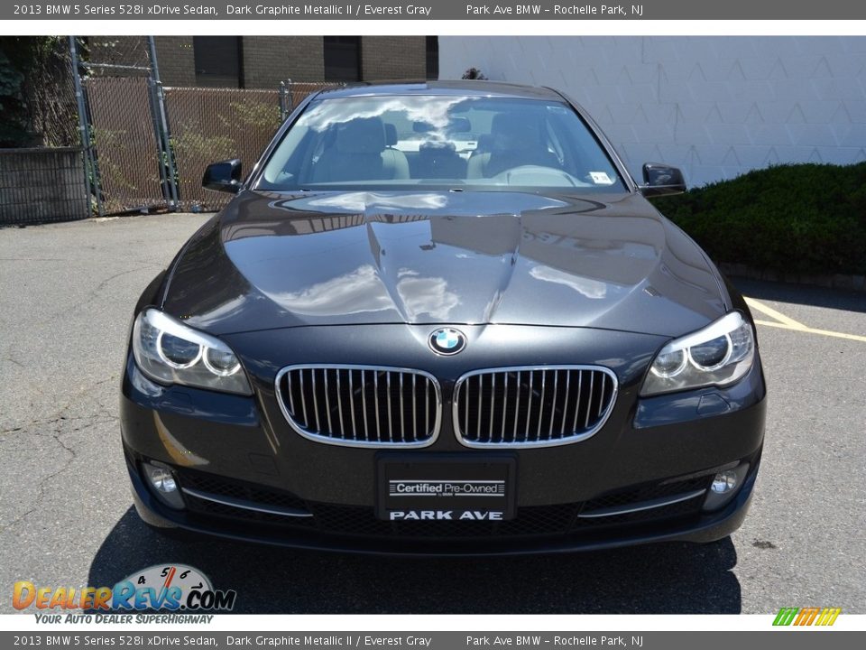 2013 BMW 5 Series 528i xDrive Sedan Dark Graphite Metallic II / Everest Gray Photo #7