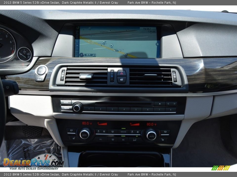 2013 BMW 5 Series 528i xDrive Sedan Dark Graphite Metallic II / Everest Gray Photo #15