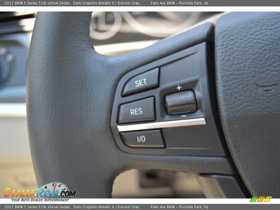 2013 BMW 5 Series 528i xDrive Sedan Dark Graphite Metallic II / Everest Gray Photo #18