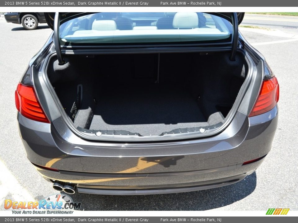 2013 BMW 5 Series 528i xDrive Sedan Dark Graphite Metallic II / Everest Gray Photo #21