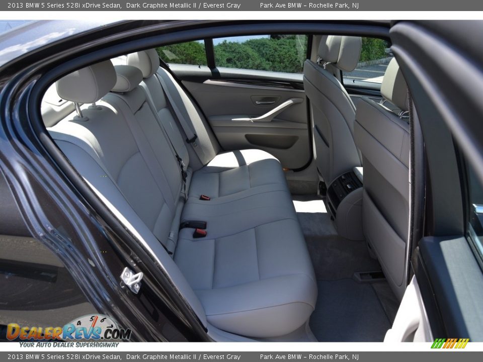 2013 BMW 5 Series 528i xDrive Sedan Dark Graphite Metallic II / Everest Gray Photo #24